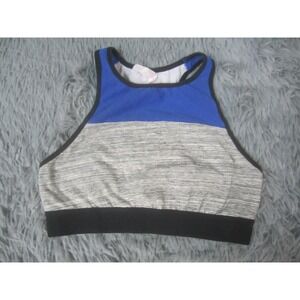 PINK Victoria's Secret‎ Sports Bra Womens Medium Gray Blue